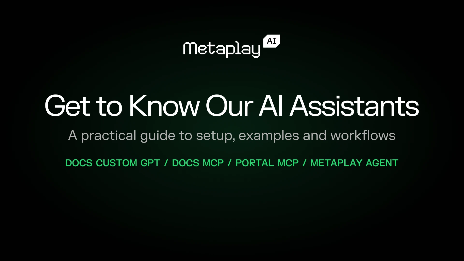 Get to Know Metaplay's AI Assistants