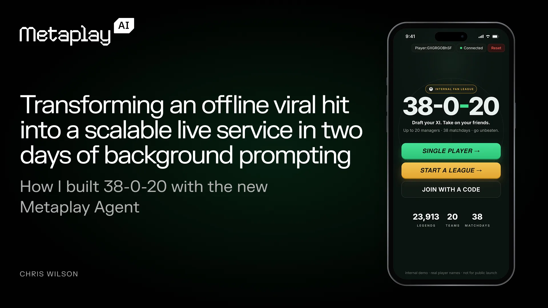 How I turned a viral offline hit into a scalable live service in 2 days of background prompting