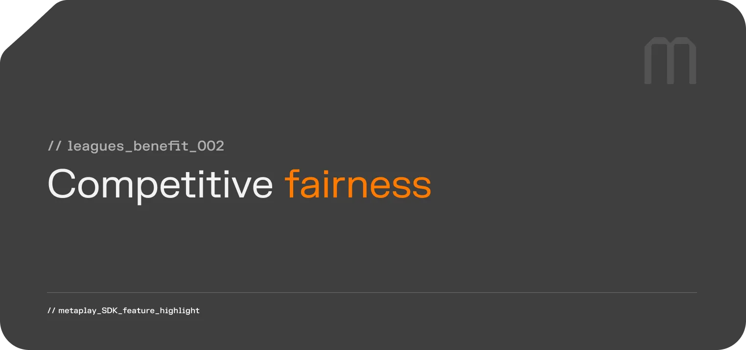 Competitive fairness through rank-based matchmaking