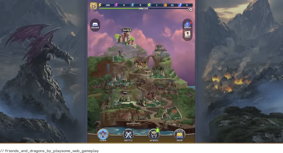 Web gaming landscape