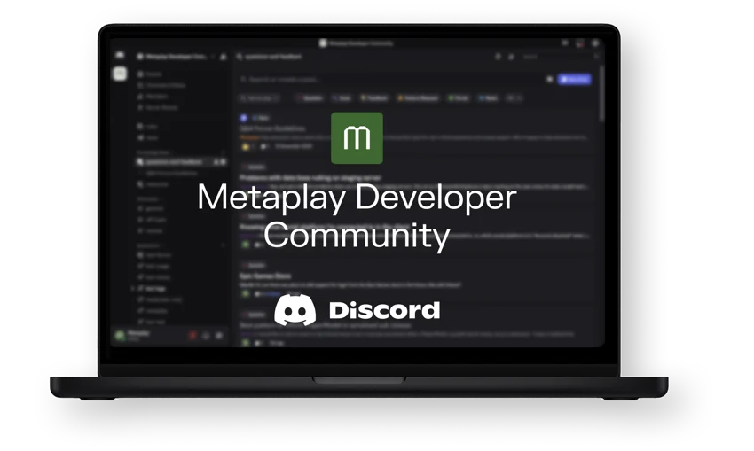 Metaplay Developer Community on Discord